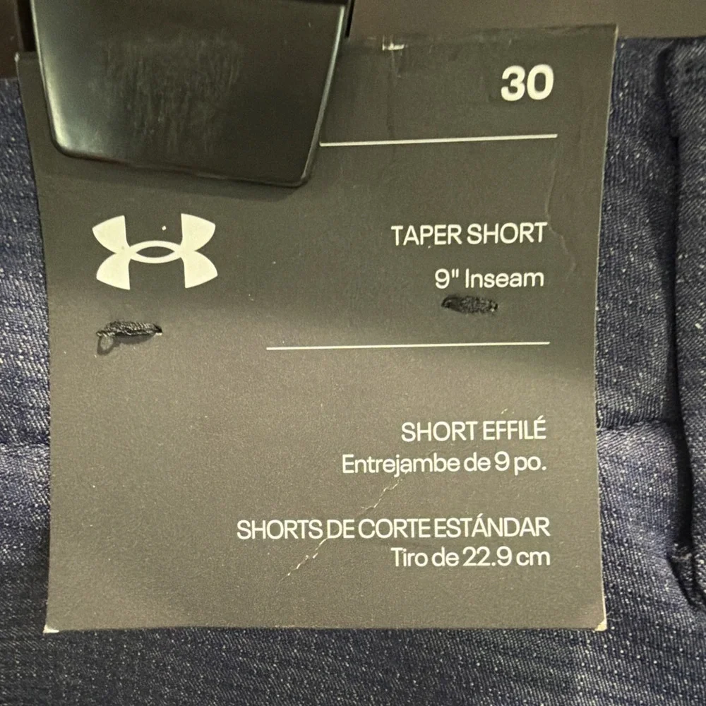 NWT Under Armour Men's UA Iso-Chill Airvent Shorts Golf Training Navy Size 30